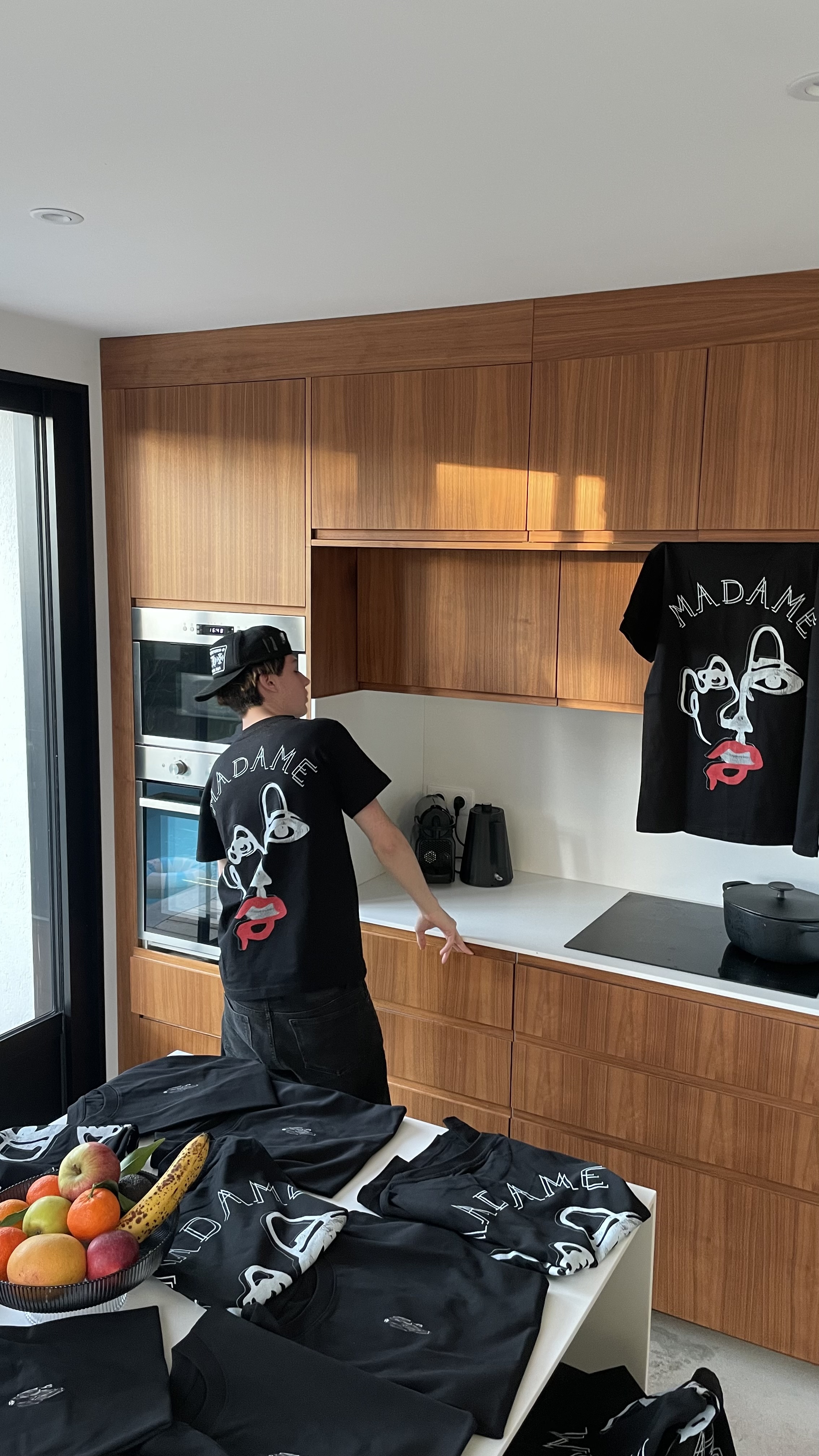 T-shirts Madame avant expédition